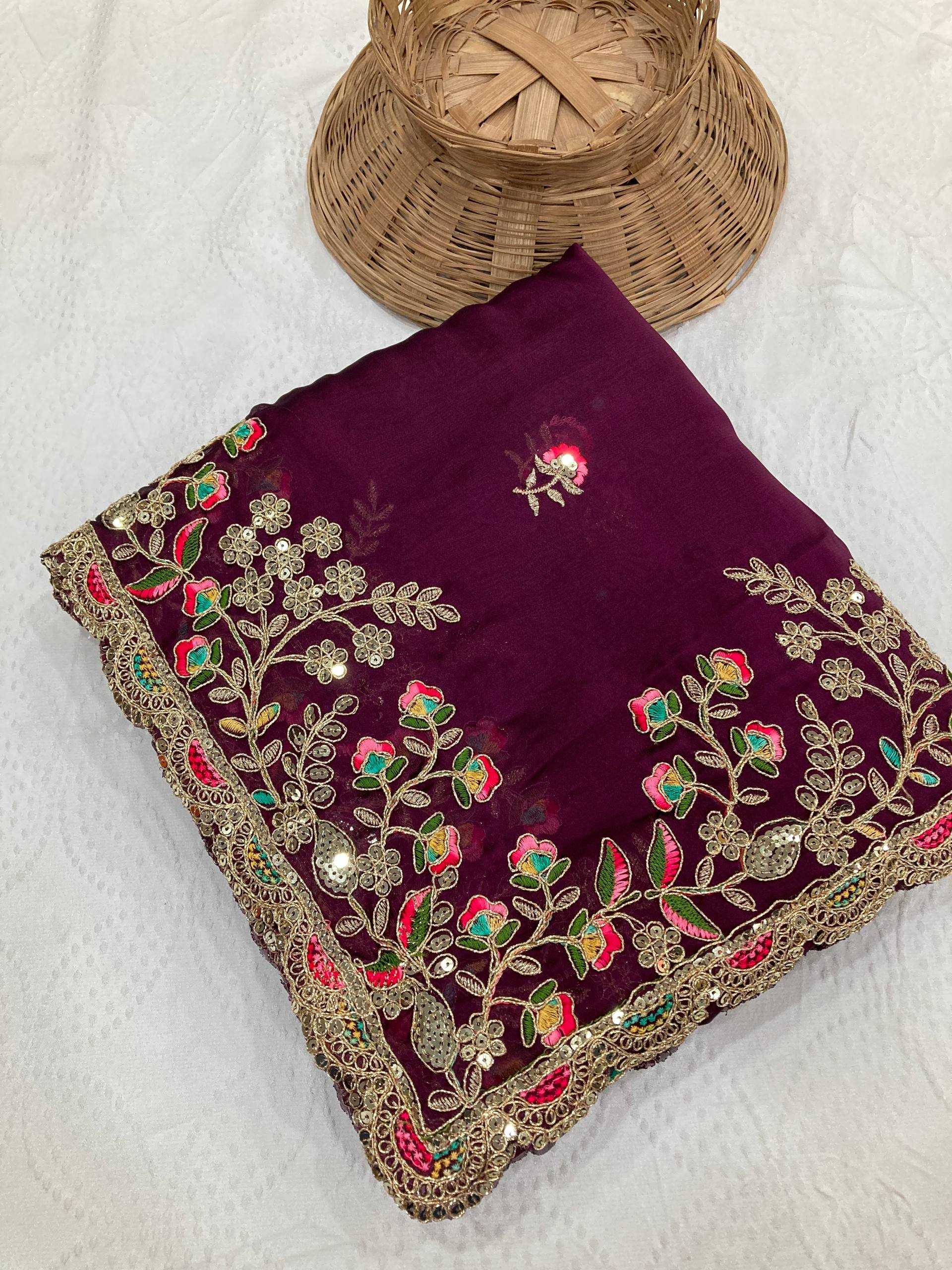 Rangoli Silk Embroidered Sarees